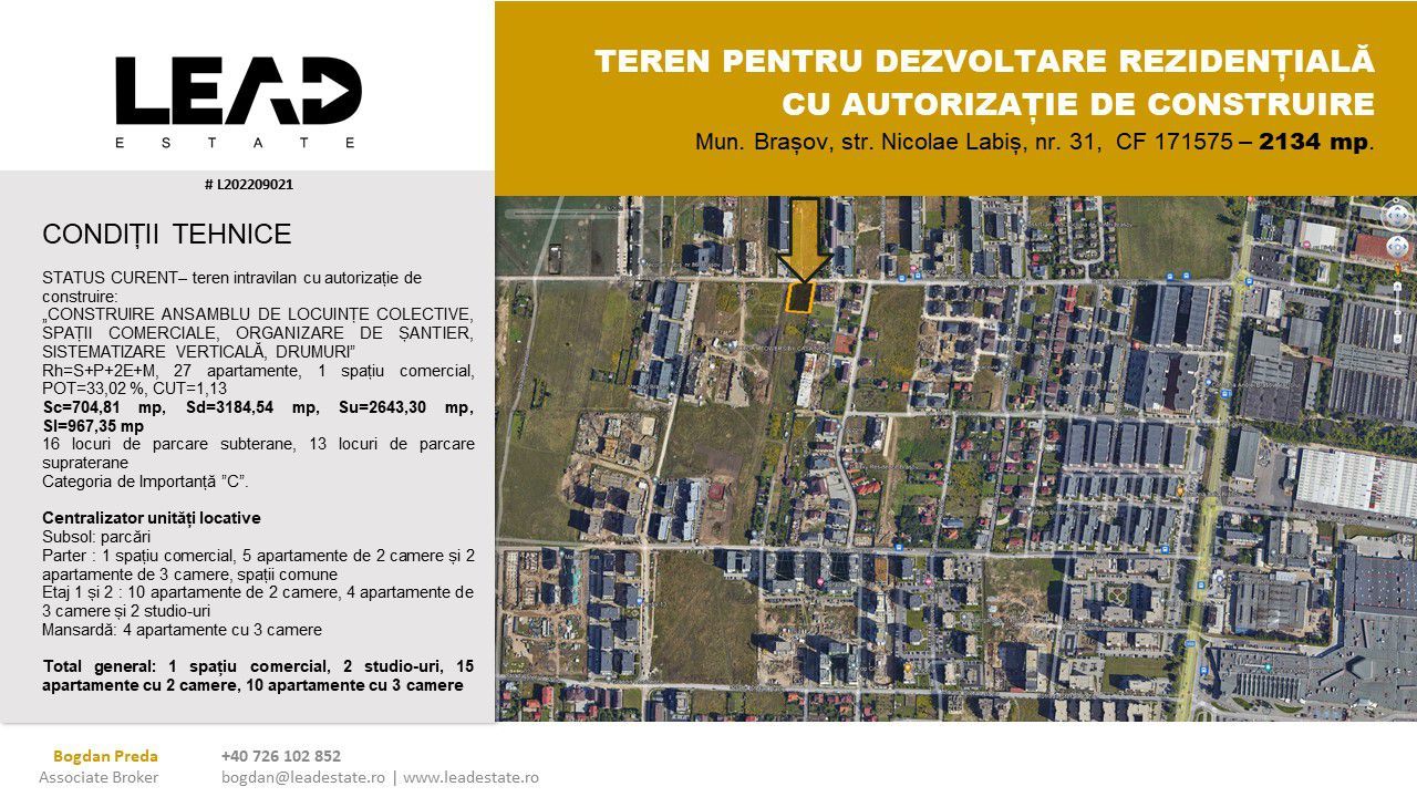 OPORTUNITATE INVESTITIE LOCUINTE COLECTIVE CU AUTORIZATIE DE CONSTRUIRE - Poză 1