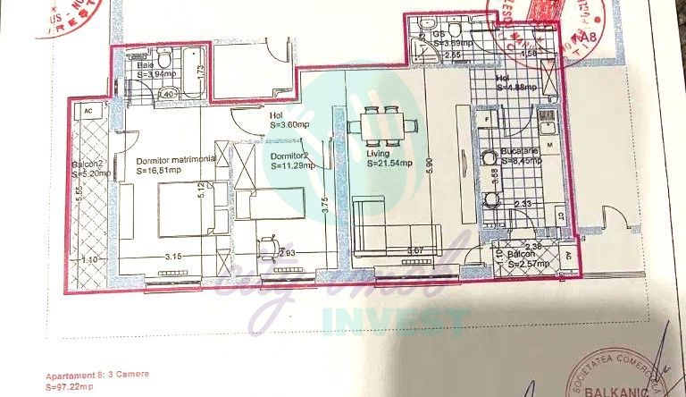 3 camere 13 Septembrie-Prosper| centrala proprie|- bloc 2009 - Poză 4