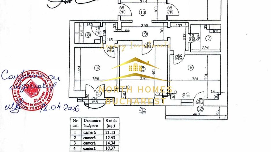 APARTAMENT 4 CAMERE DE VANZARE  Hyperion-Hala Traian - Poză 15