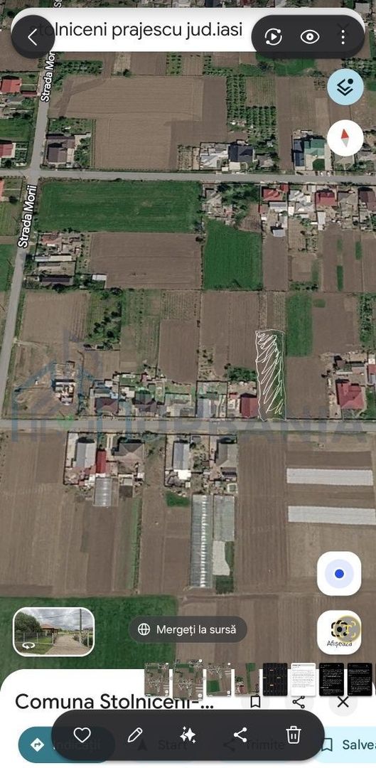 Teren intravilan de vanzare in Stolniceni Prajescu, judetul Iasi - Poză 2