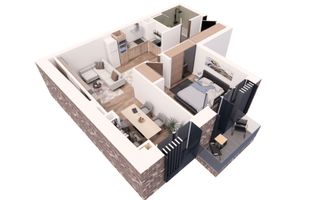 Apartament nou, modern cu 2 camere - Ultracentral -  Cuza Voda - Poză 1