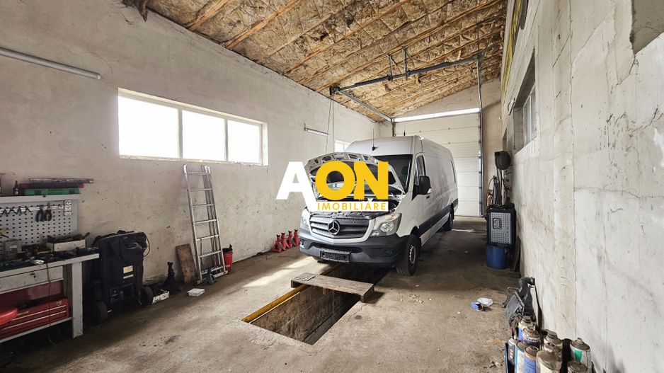 Hala amenajata ca service, 580 mp hala, 5175 mp teren, zona Ciugud - Poză 6