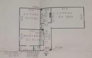 Apartament cu 2 camere in zona strazii Tulcea ! - Schiță 12