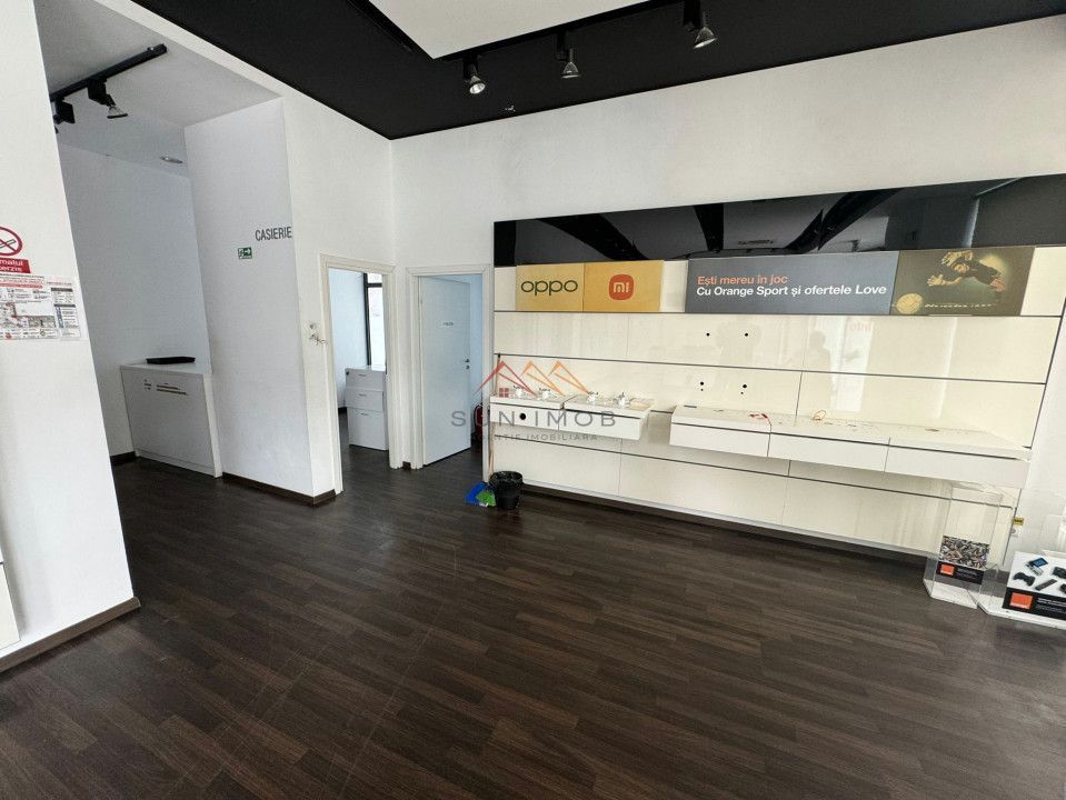 Spatiu comercial, ultracentral, compartimentat, 117m2, 19ml vitrina,CT - Poză 6