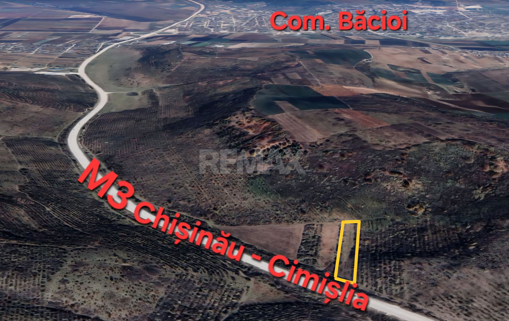 Teren agricol 36 ari la traseul M3 Com. Băcioi, Mun. Chișinău - Poză 1