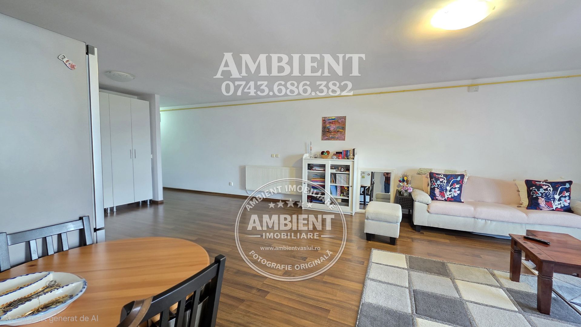 Apartament cu 2 camere tip ”open-space”, mobilat și utilat, zona CRUCEA GĂRII; - Poză 4