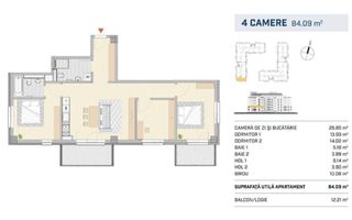 Apartament 4 camere de vânzare | Parcare subterana | Bloc nou 2024 - Poză 16