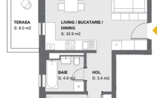 Aradului- 2 Camere-Etaj 1 - Poză 14