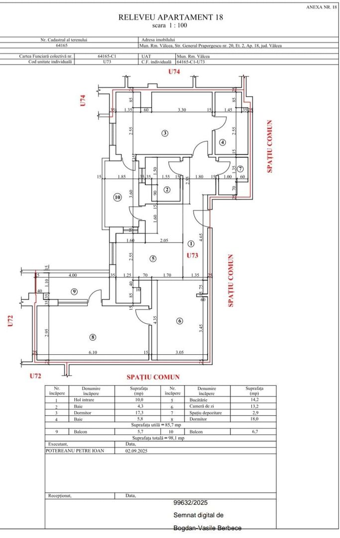 Apartament 3 camere - Centru - Poză 5