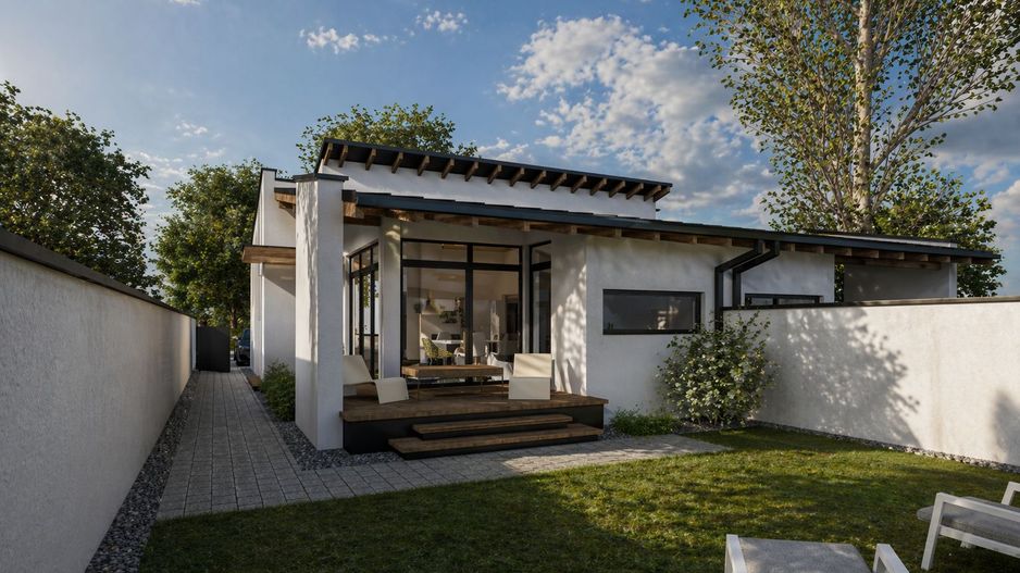 Duplex pe parter –  teren generos. Comision 0% - Poză 3