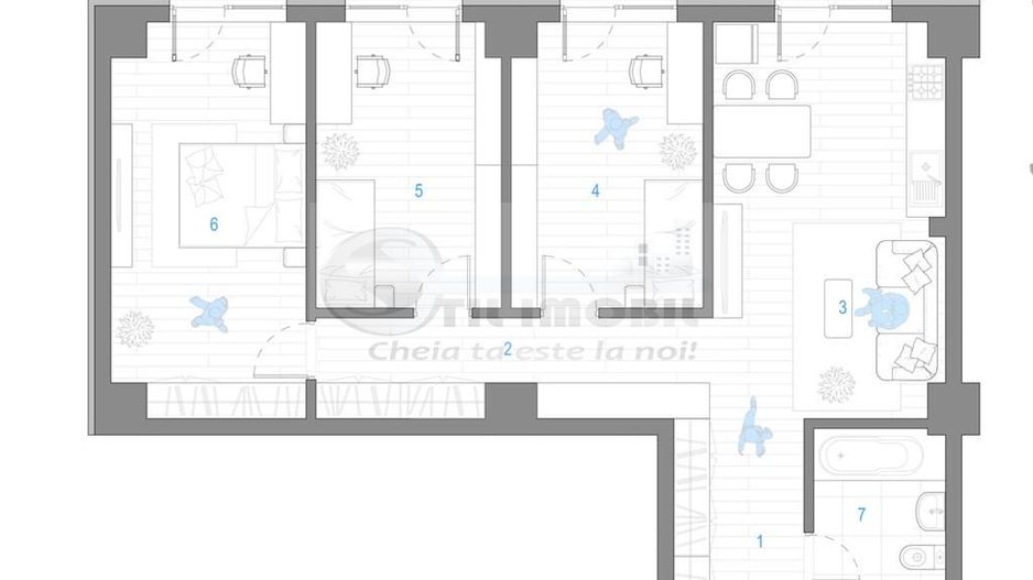 Apartament 4 camere - bloc nou - Cug - Selgros - Poză 3