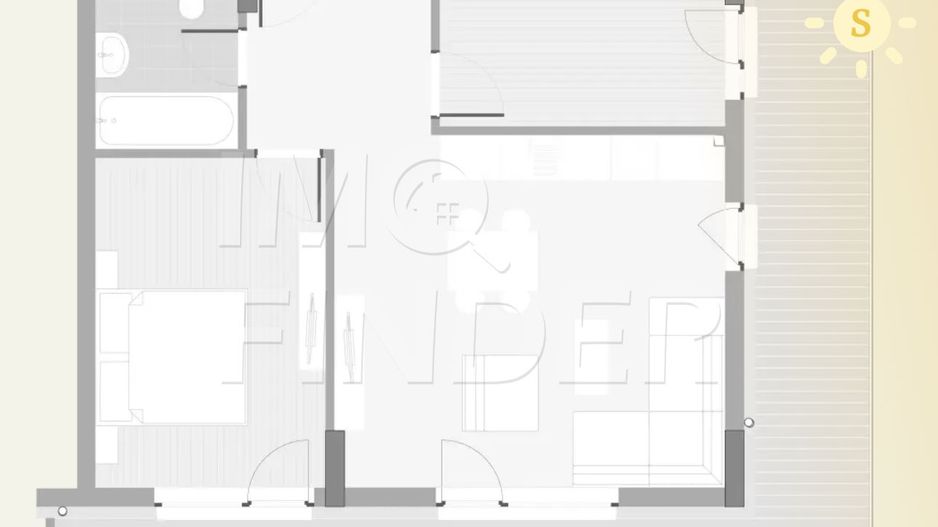 FĂRĂ COMISION- 3 camere, imobil PREMIUM, bucatarie mobilata si utilata - Poză 5