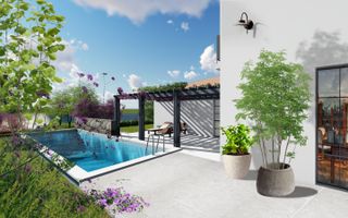 Proiect  imobiliar case cu AC - Loc Balotești - Poză 2