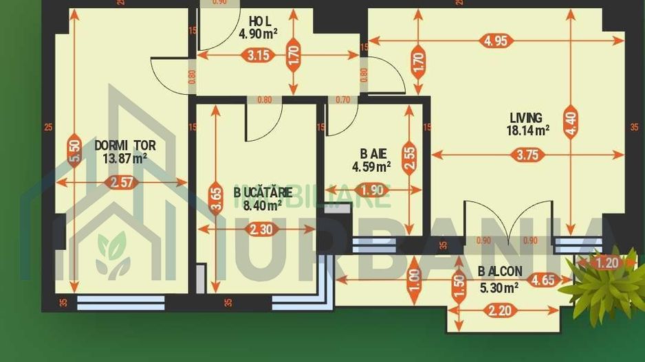 PF vand ap 2 cam 57,4 mp intabulat mobilat cu loc parcare subterana - Poză 8