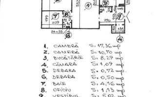 APARTAMENT 2 CAMERE | LACUL TEI/ UTCB | COMISION 0% - Schiță 11
