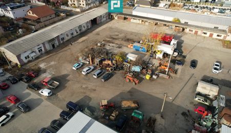 Teren intravilan 6.555 mp cu hală industrială