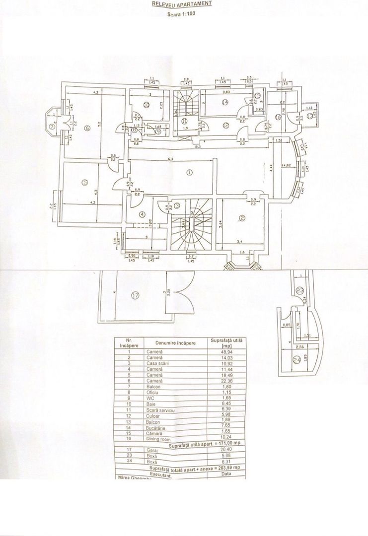 NOU APARTAMENT IN VILA 171MP- MANASTIREA CASIN - Poză 13