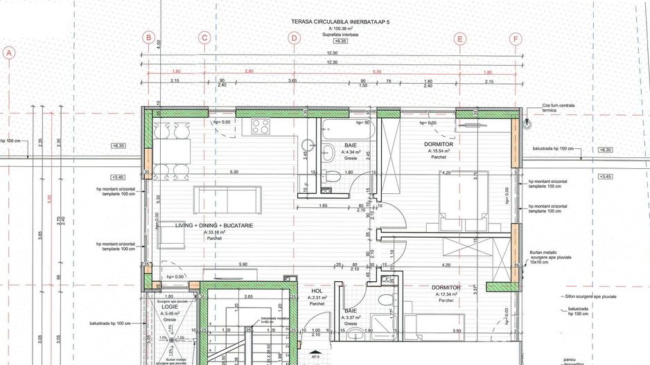 Apartament cu 3 camere in Plopilor cu gradina de 100 m2 - Poză 2