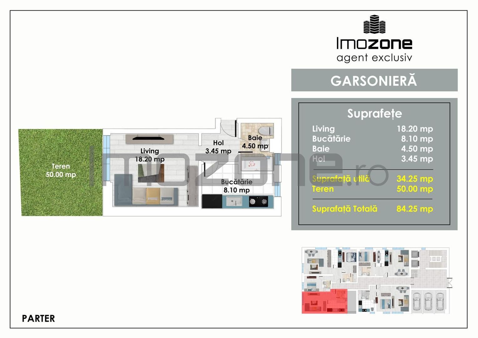 Garsoniera, Bloc Nou, pe Valea Cascadelor, langa Metrou, la 3 min de Autogara - Poză 1