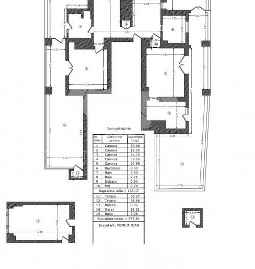 Penthouse Gradina Icoanei | Loc de parcare | Boxa | Terase 80mp - Poză 15