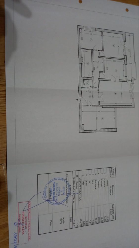 Inchiriere 4 cam apartament str. Barbu Delavrancea Kiseleff - Poză 8