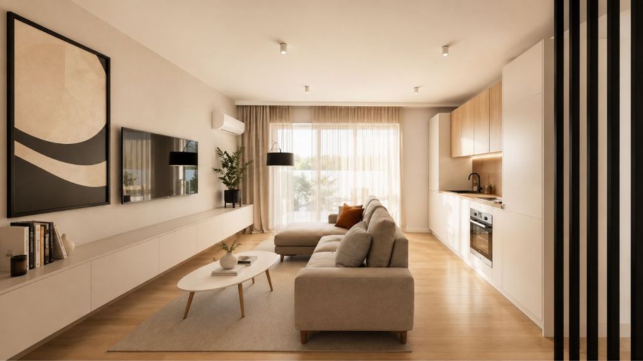 Apartament cu 2 camere de închiriat 61mp Universita Medicina UVVG Arad - Poză 1