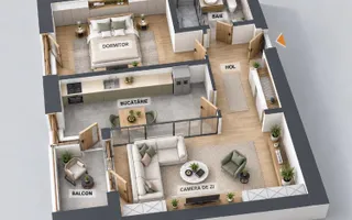 Apartament 2 camere de vânzare, Bucureștii Noi, Sector 1 - Poză 12