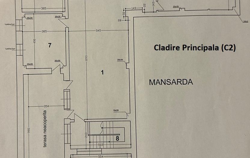 VATRA LUMINOASA -Agricultori | Cladire 1900mp din 2001 | Teren 1030mp - Schiță 7