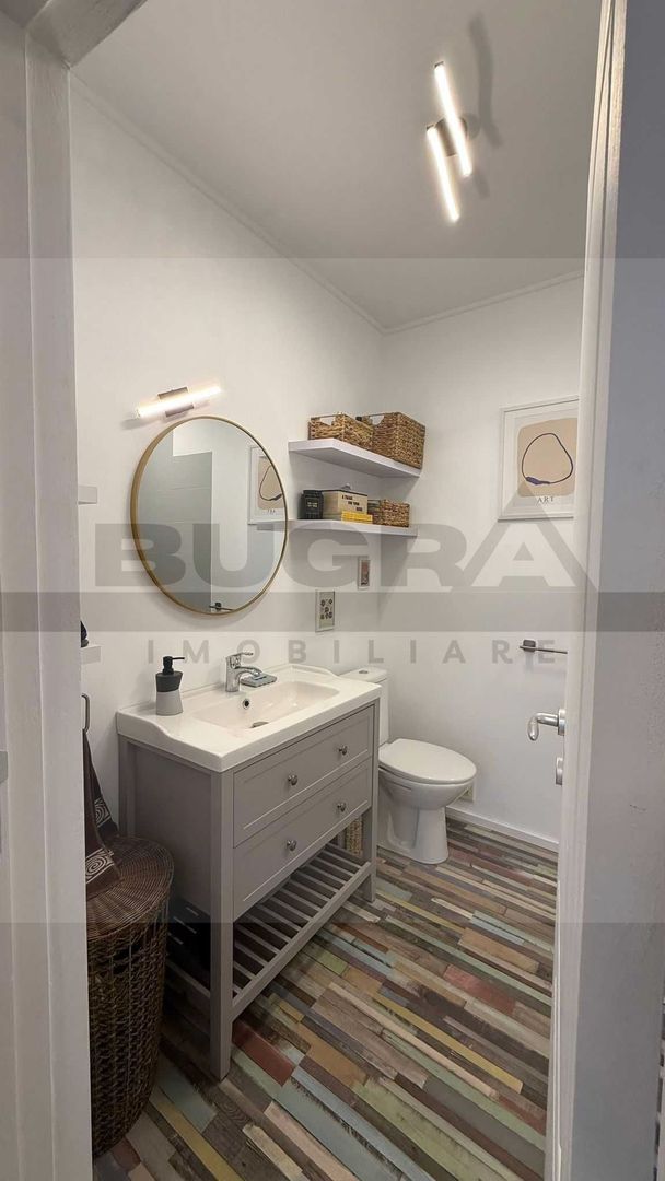 Apartament 2 camere, 52mp, 2 terase, parcare, zona Edgar Quinet - Poză 7