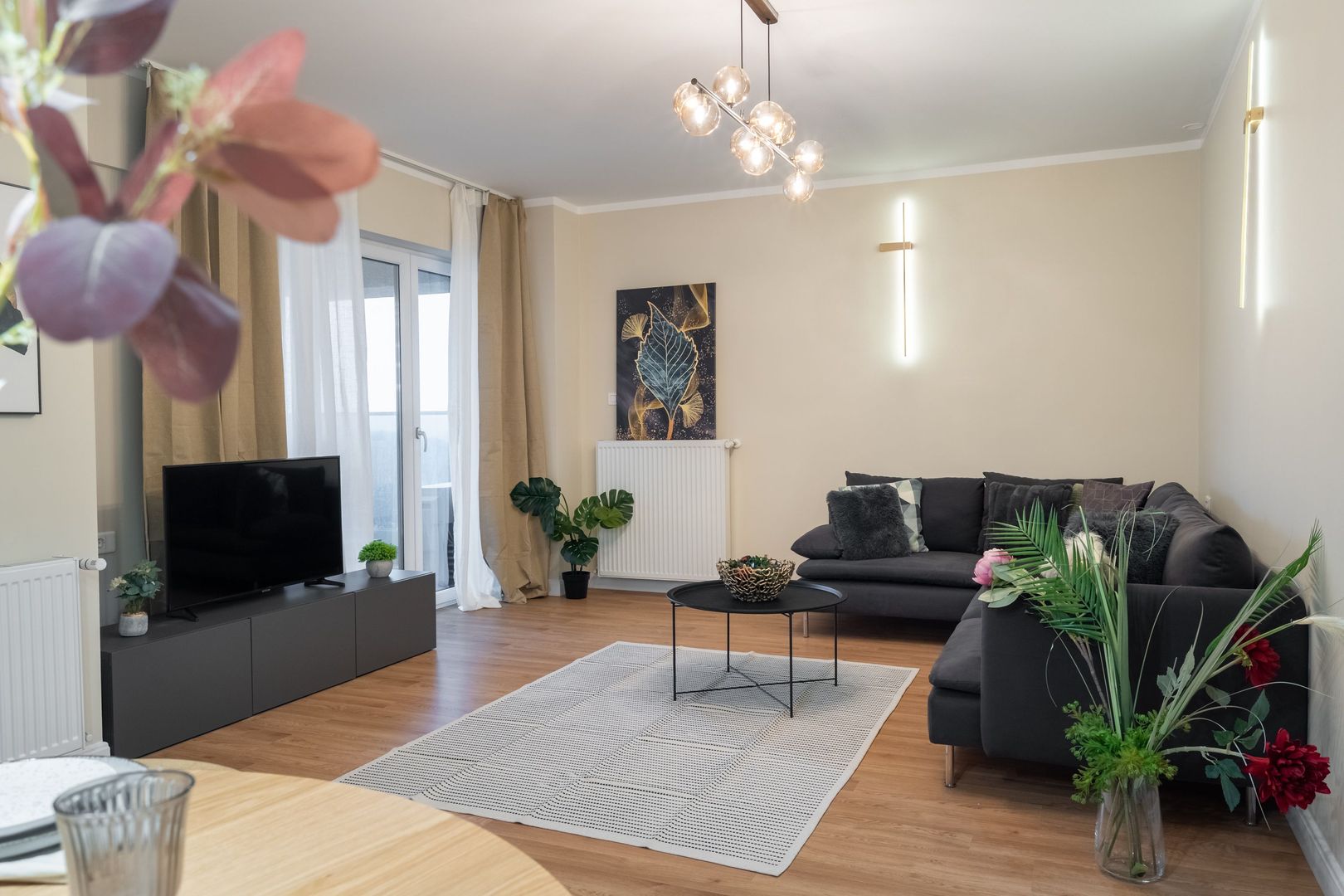 COMISION 0%-Apt 3 camere 75mp superb complet mobilat/utilat vedere lac ParcVerdi - Poză 4