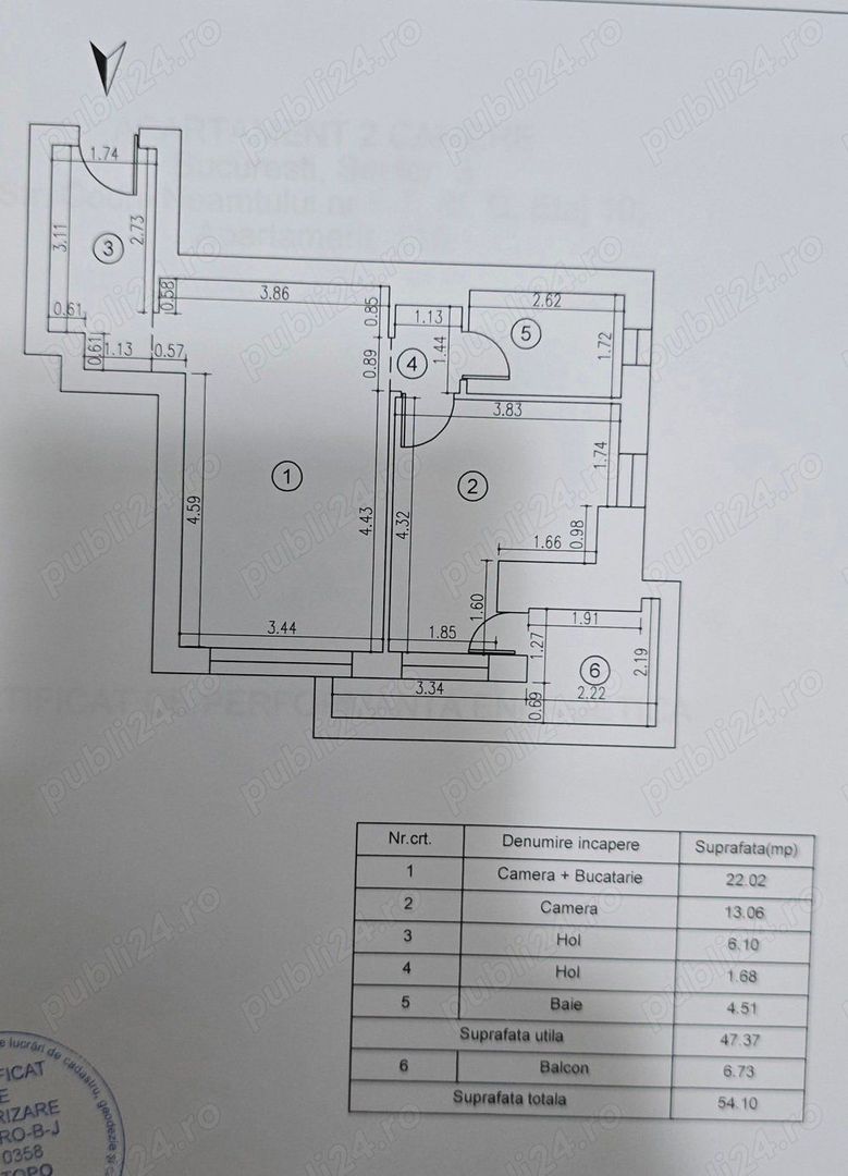 Vând apartament 2 camere – Complex Edenia Titan, București - Poză 9