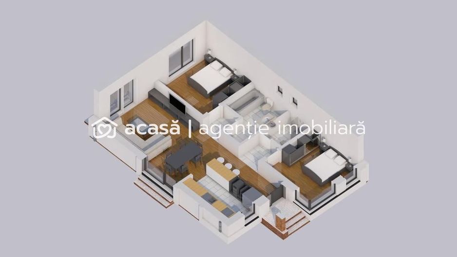 Casă nouă 3 camere - Cartier sigur și liniștit - COMISION 0% - Poză 5