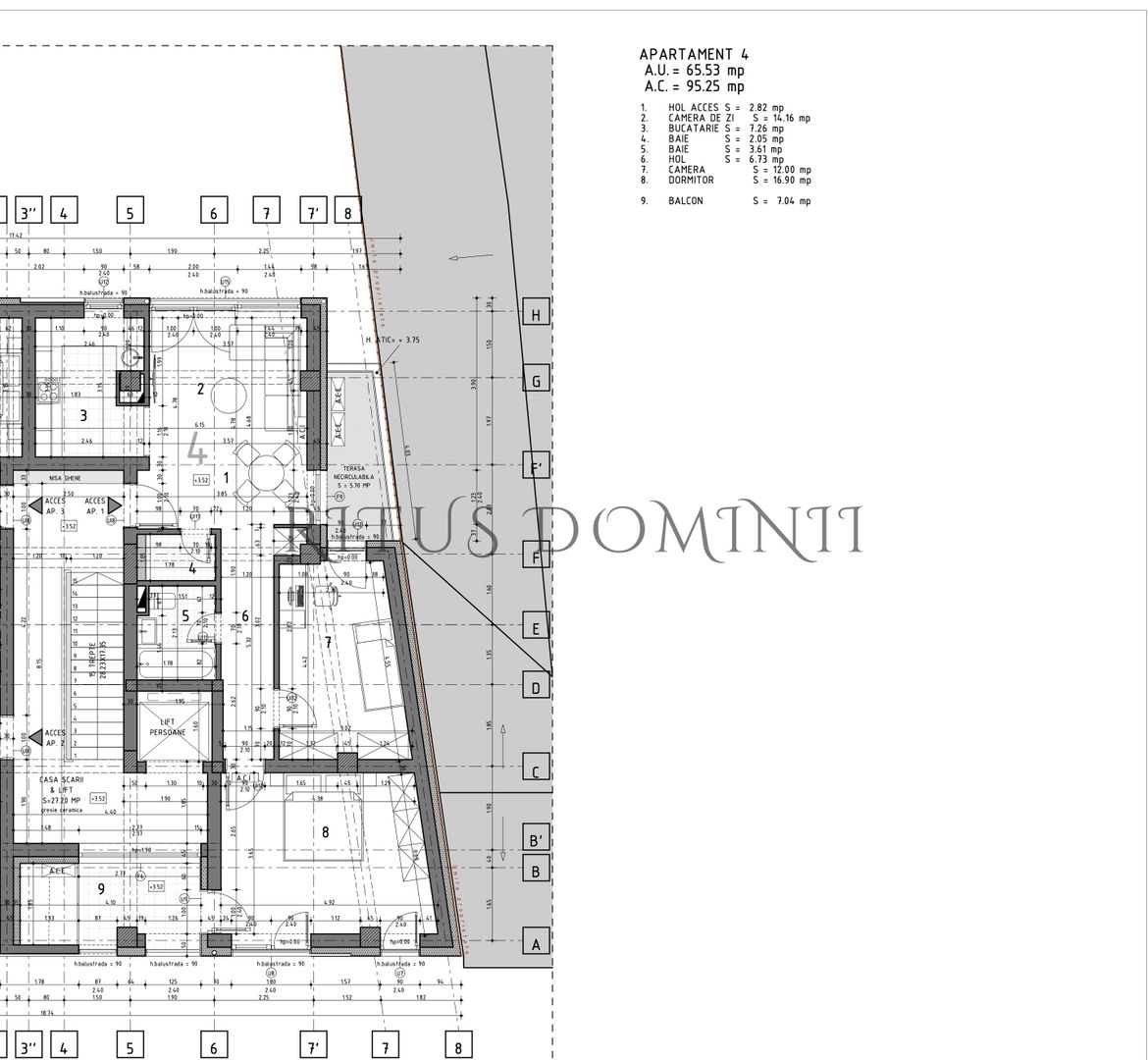 Apartament Ultracentral cu 3 camere, Teatru, 65.53 - Poză 3