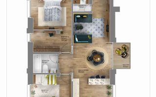 Apartament de 3 camere in Amber Forest - Poză 1