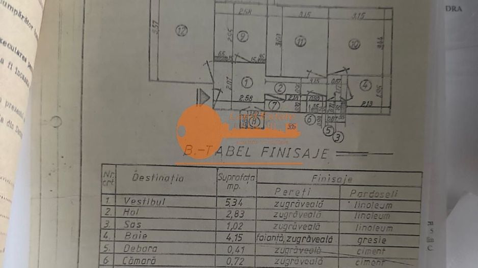 3 camere Rahova-zona Petre Ispirescu-centrala proprie - Schiță 9