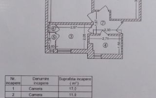 Apartament 2 camere  | Tineretului – Dimitrie Cantemir | 400 m metrou - Schiță 5