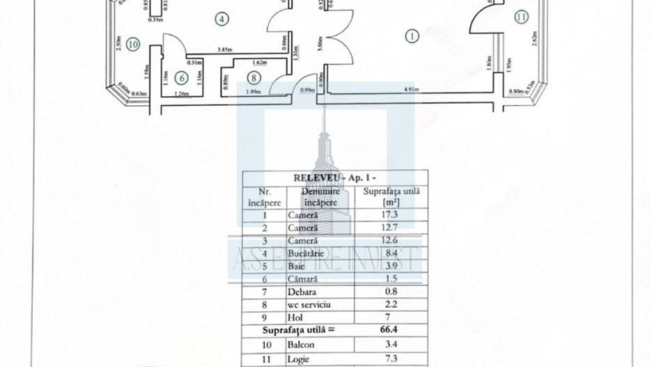 Apartament 3 camere decomandat - zona Bartolomeu - Poză 8