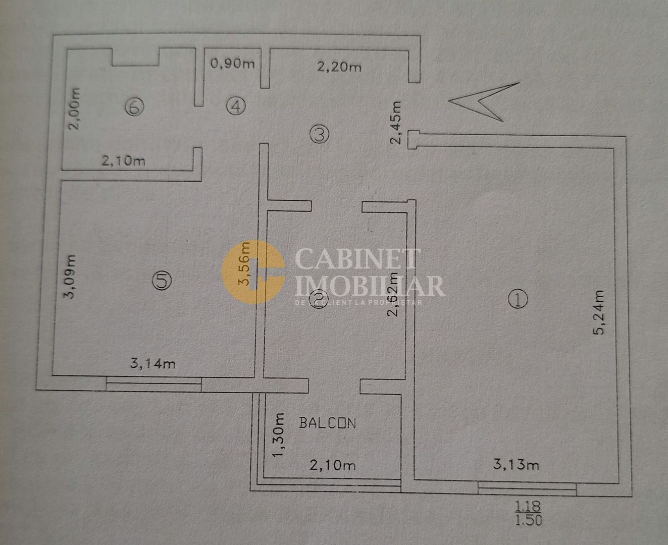 2 Camere Decomandat- Mobilat si Utilat- etaj intermediar- zona Dacia - Poză 11