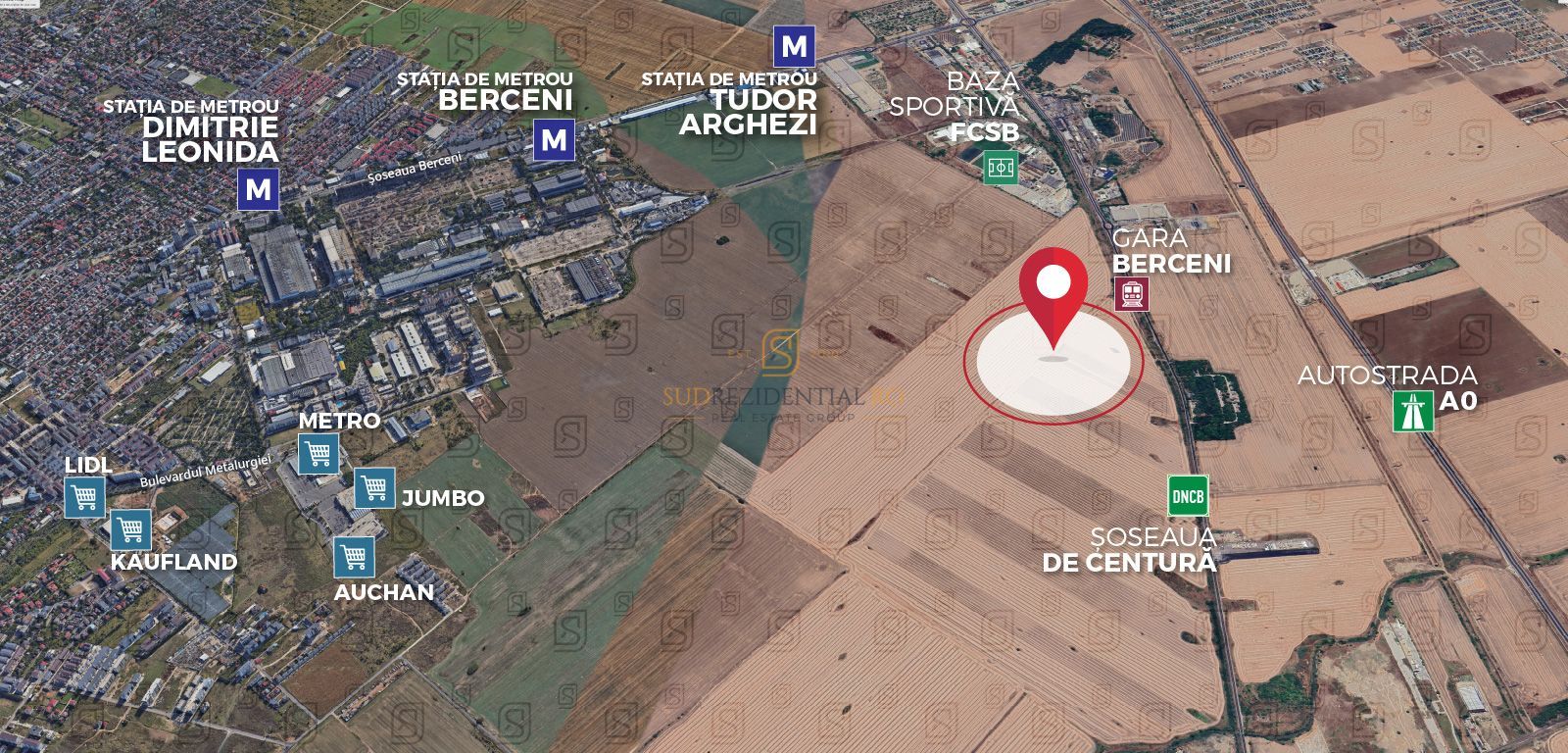 Teren intravilan 13.200 mp cu deschidere 33,72 ml – Jilava, Ilfov | - Poză 2