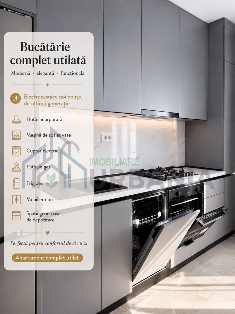 Apartament 1 cameră, 47 mp – Royal Town, Iași | Bloc nou 2026 | Disponibil pentru închiriere - Poză 3