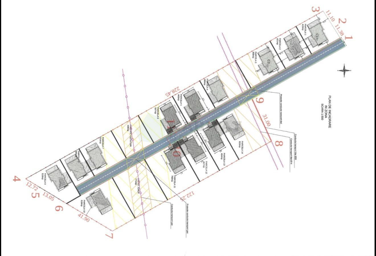 Teren autorizat 11 vile în Corbeanca, lângă Padure - Poză 1