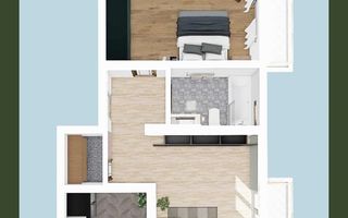 Giroc | 2 camere | Decomandat | Etaj 1 | Mobilat și utilat | Aproape de Daf - Poză 16