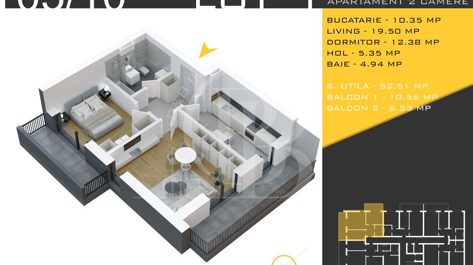 2 camere  Titan Pallady  Metrou Nicolae Teclu - Schiță 10