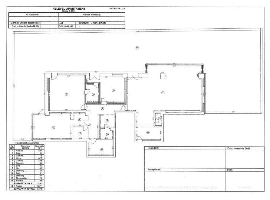Apartament 4 camere Soseaua Nordului | Curte proprie 340mp | Loc de parcare 24mp - Poză 41
