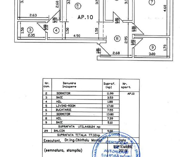 Apartament de vanzare 3 camere -loc de parcare-  Fundeni-Dobroesti - Poză 21