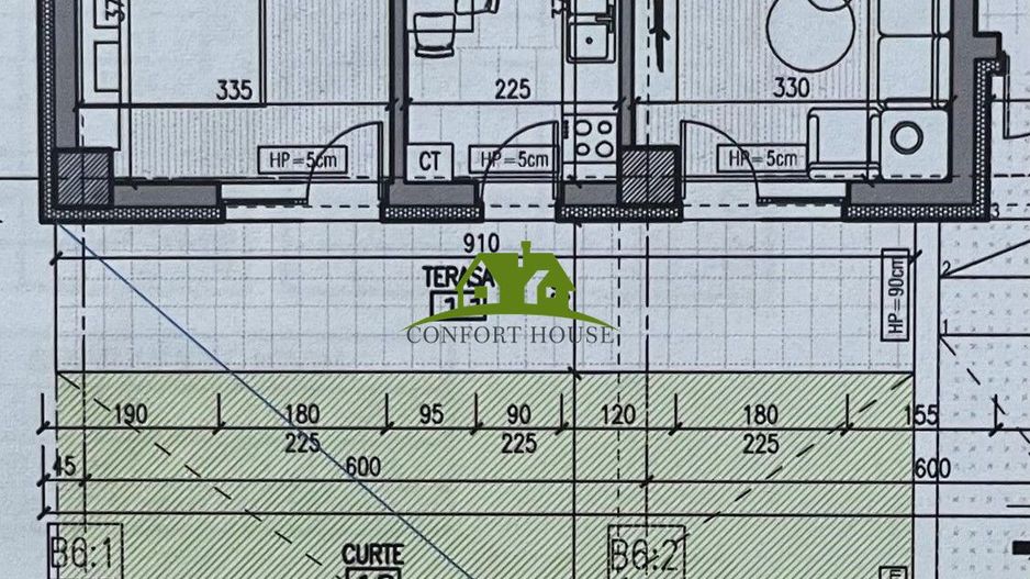 Apartament 2 camere, bloc nou, P+3, Ap.01, Parter, Bl.6 - CP2462121 - Poză 5