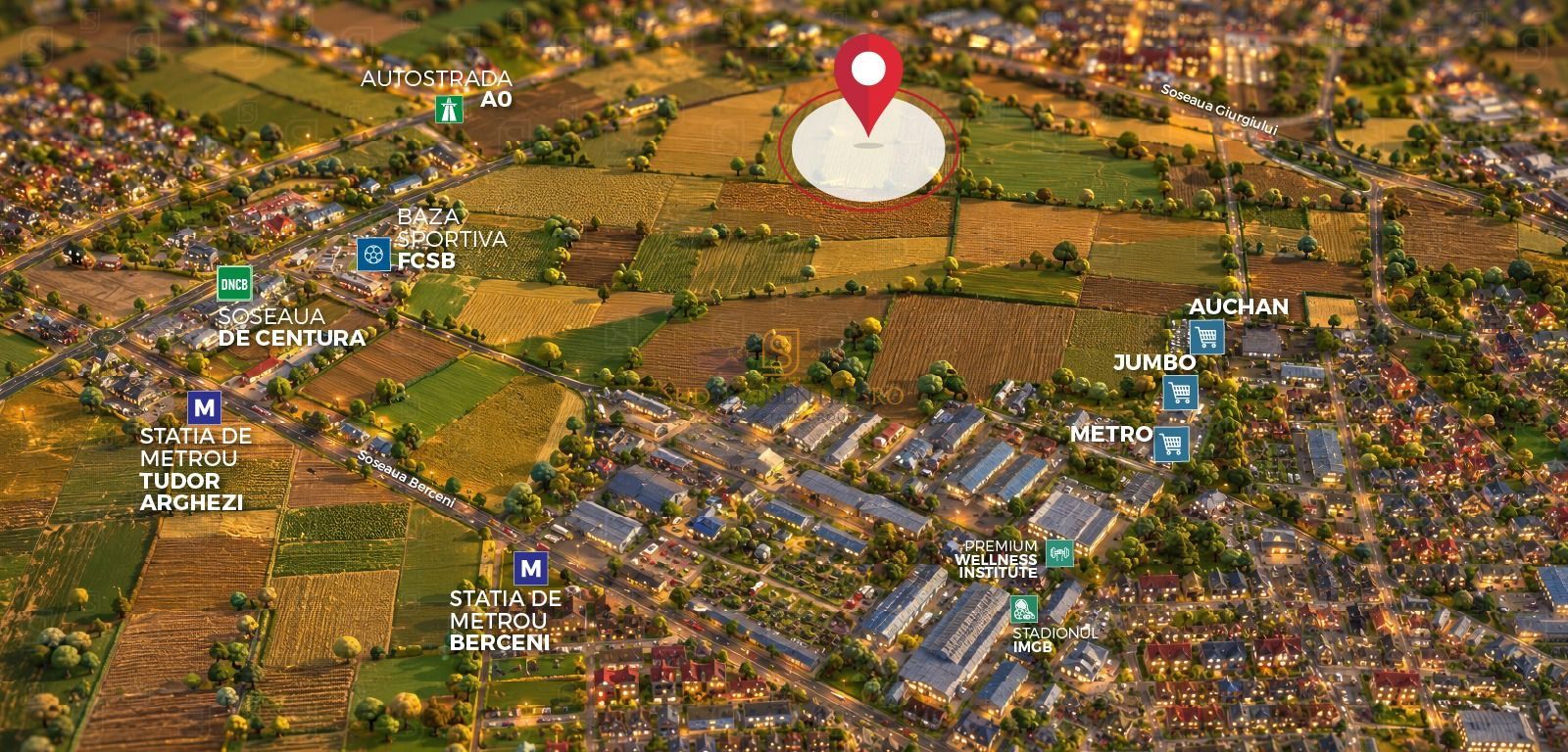 Teren intravilan 15.400 mp | 39 ml deschidere | Sector 4 – Jilava - Poză 4