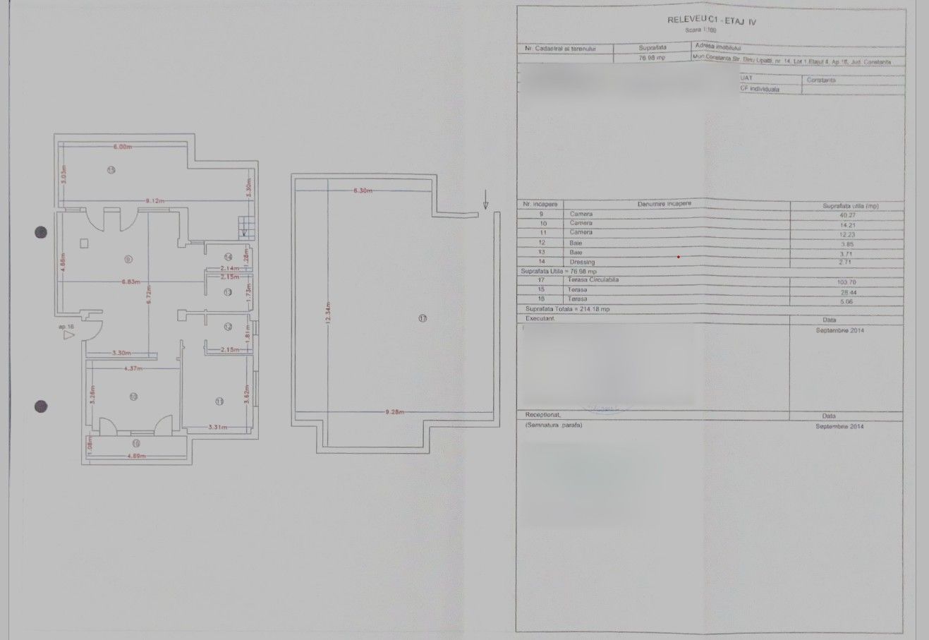 COMPOZITORI - Primo | 3 camere | Terasă 100 mp | Parcare + Boxa | 2014 - Poză 24