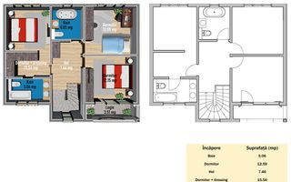 Vila 5 camere, Comuna Berceni, metrou Tudor Arghezi, finisare premium - Poză 9