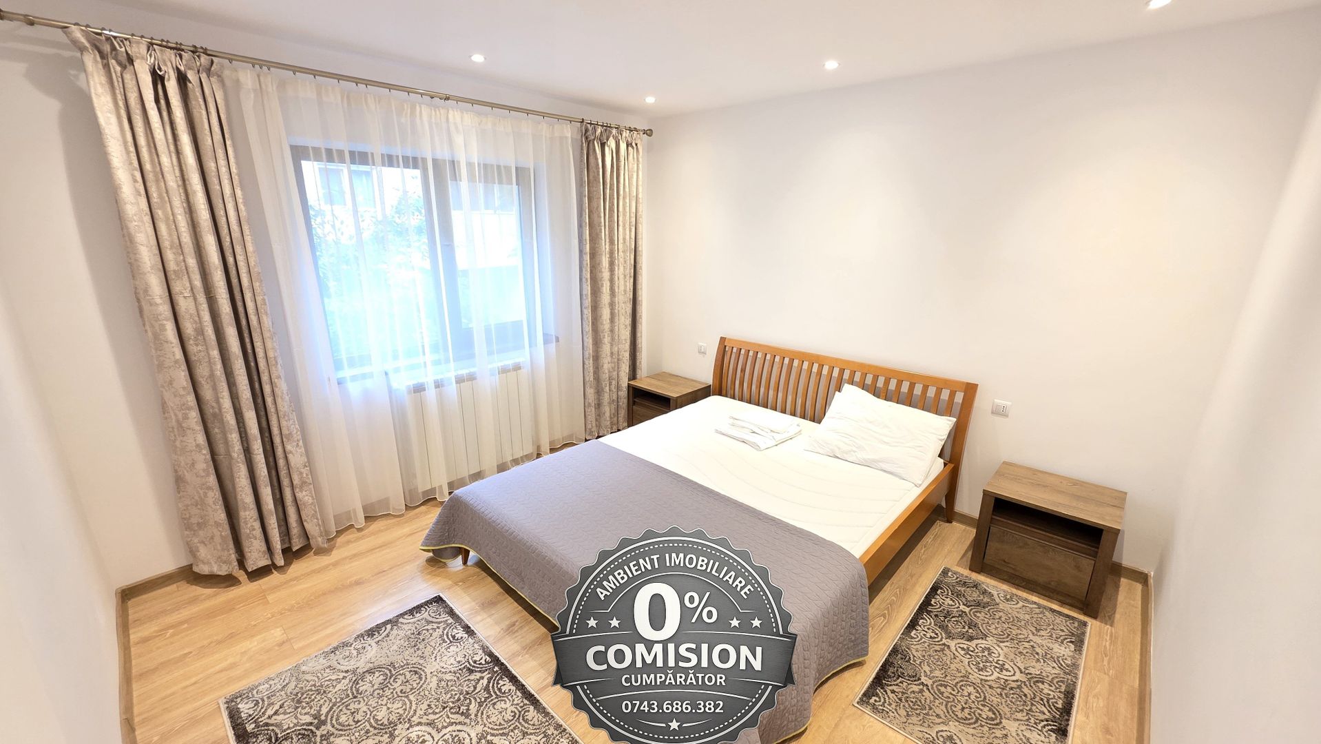 Apartament 2 camere, etaj 1, RENOVAT, mobilat și utilat, VASLUI - zona CARTIER; - Poză 7